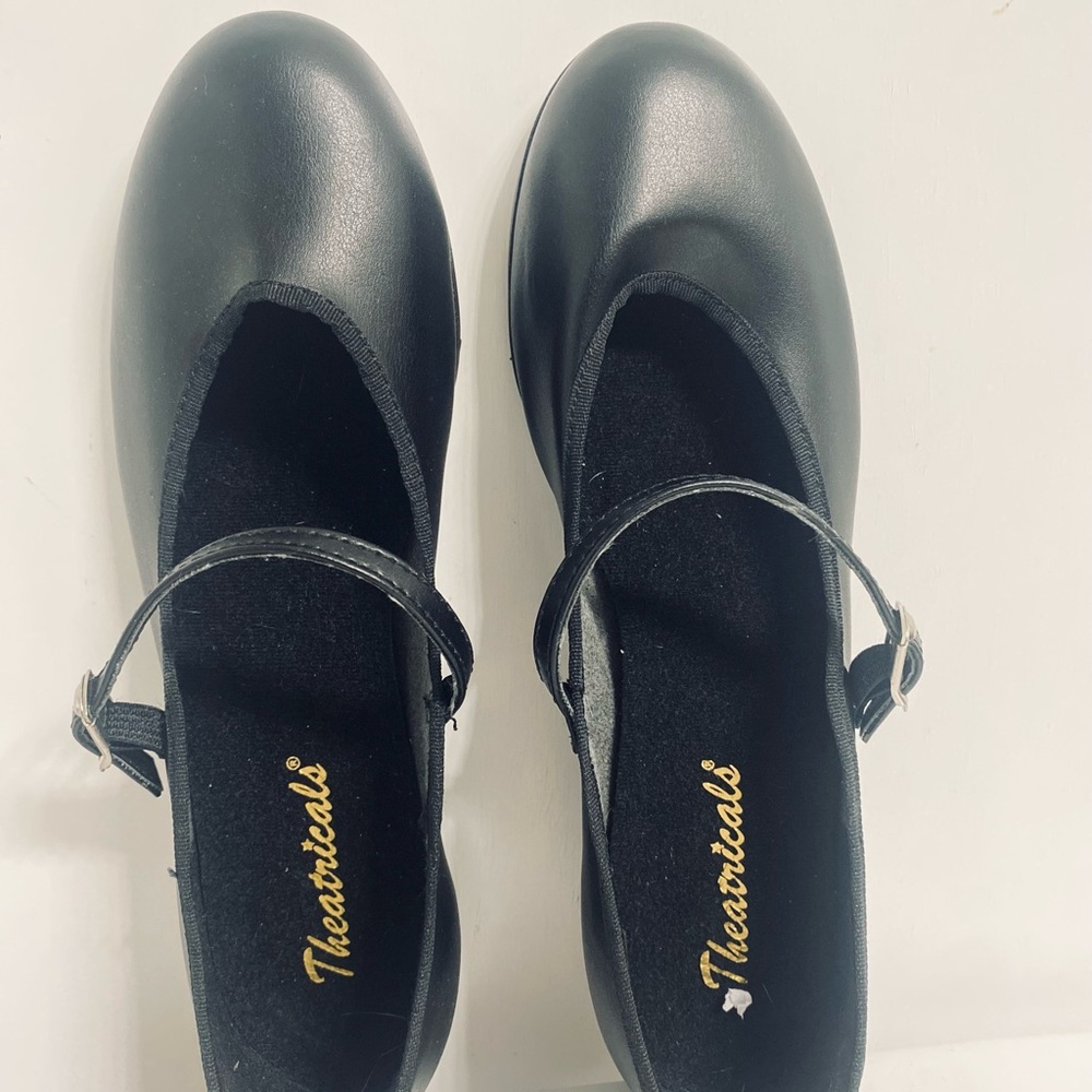 Theatrical Women’s Tap Shoes Black Worn Once 6M